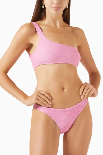 Toulouse One-shoulder Bikini Top