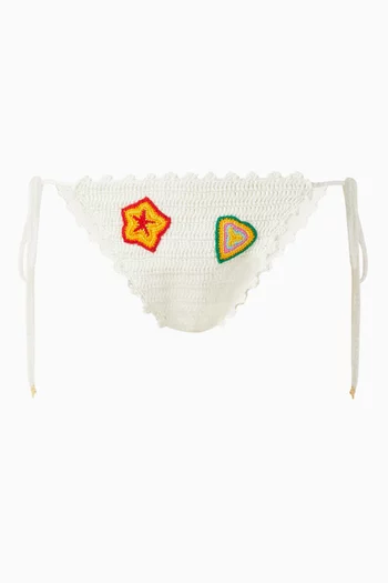 Patches Bikini Briefs in Crochet