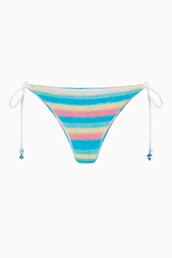 Stripe Towelling Bikini Briefs