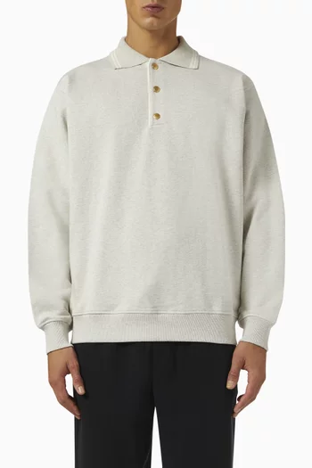 Polo Shirt in Cotton-fleece