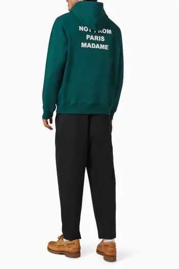 Le Hoodie Slogan Classique in Cotton