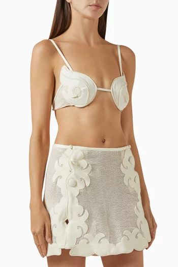 Réseau Appliqué Top in Cotton
