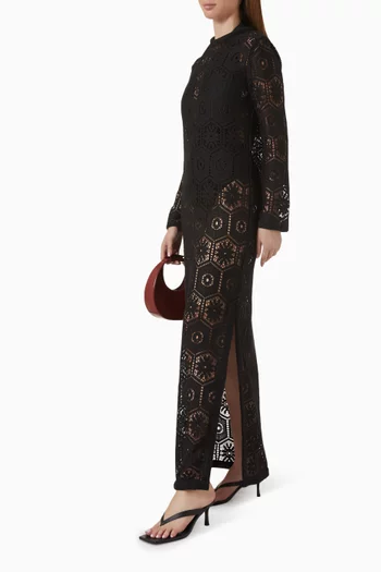 Le Sirenuse Maxi Dress in Lace