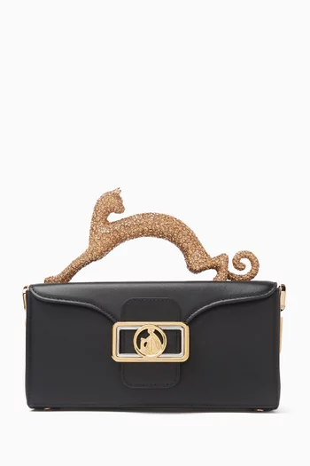 Nano Pencil Cat Bag in Leather