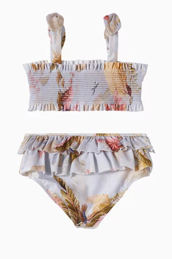 Rhiannon Shirred Bikini Set