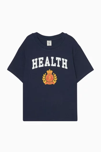 Health Crest T-shirt in Cotton