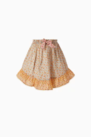 Lucky Frill Skirt in Cotton