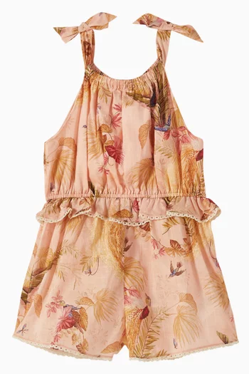 Rhiannon-print Playsuit