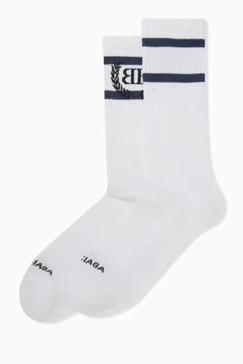 Laurel Classic Socks in Cotton-blend