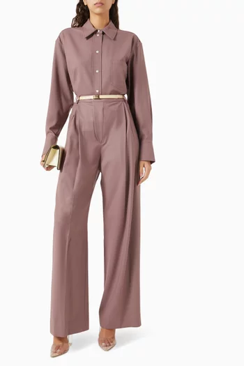 Crop Shirt in Organic Cotton Poplin