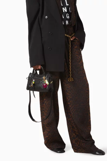 Mini Le City Bag in Arena Storico Lambskin