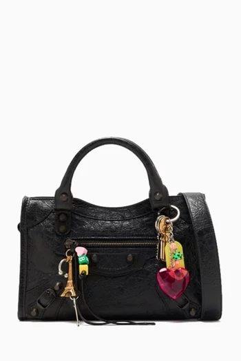 Mini Le City Bag in Arena Storico Lambskin
