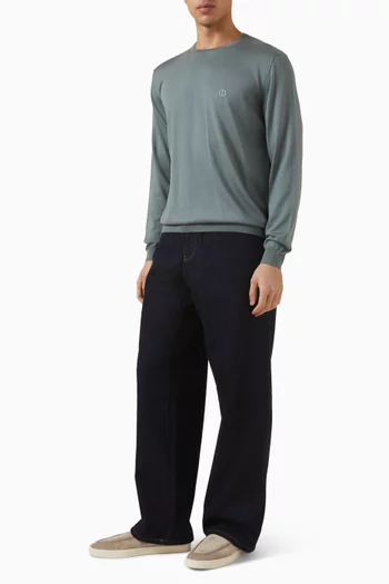 Wide-leg Jeans in Denim