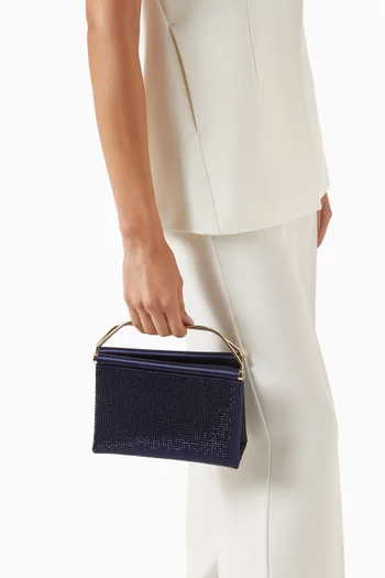All-over Strass Clutch