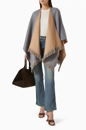 GA Logo Cape in Wool