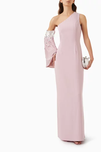 Danica Maxi Dress in Crepe