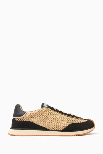 DG Sneakers in Raffia & Suede