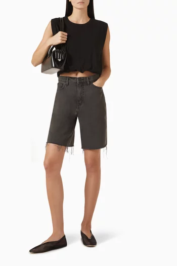 Good Extreme Barrel Shorts in Denim