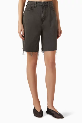 Good Extreme Barrel Shorts in Denim