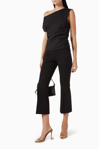 Kick Flare Pants in Soft Stretch