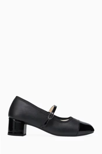 Georgiana 45 Mary Jane Pumps in Leather