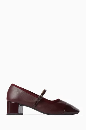 Georgiana 45 Mary Jane Pumps in Leather