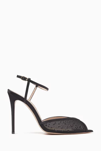 Katy Glitz 105 Sandals in Mesh