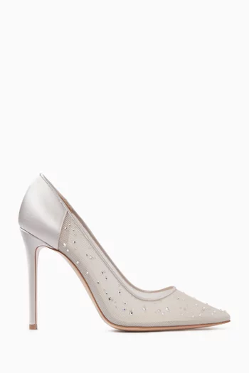 Lore Glitz 105 Pumps in Mesh & Satin