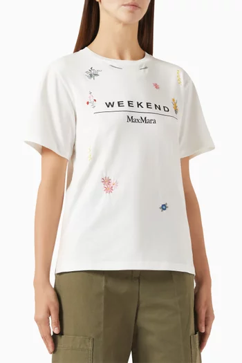 Olga Logo T-shirt in Cotton