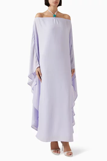 Baia Halterneck Maxi Dress in Crepe