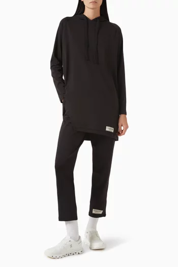 Oversized Sports Top in Recycled Softskin