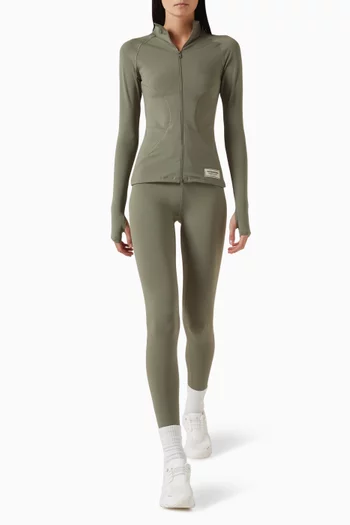 Fitted Running Top in Recycled Softskin