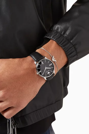 Minimalist Quartz Watch & Bracelet Gift Set