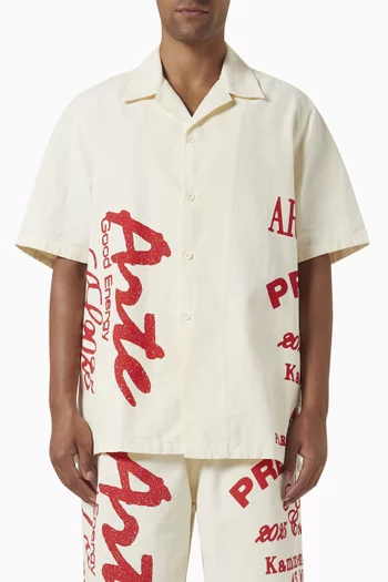 Print Shirt in Cotton