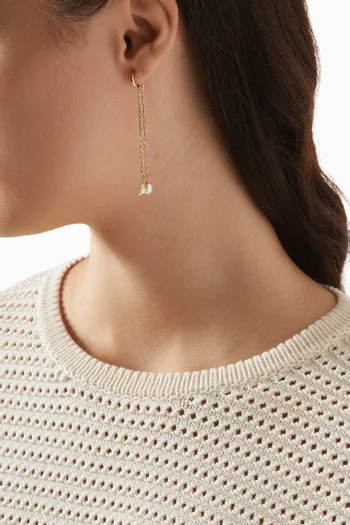 Drop Earrings in Brass