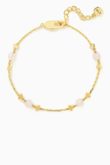 Station Bracelet in Brass