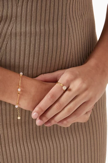 Center Focal Ring in Brass