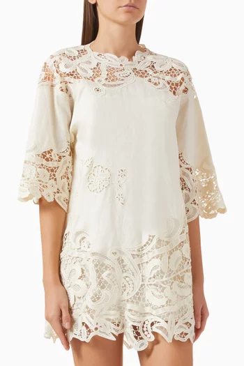 Brinna Top in Linen