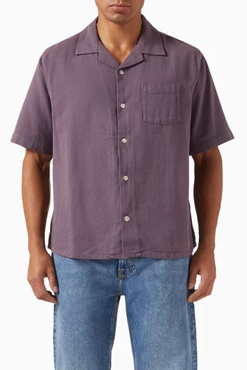 Hopsack Shirt in Cotton