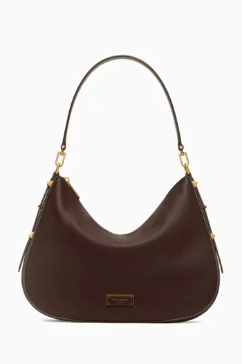 Large Liv Hobo Bag in Leather