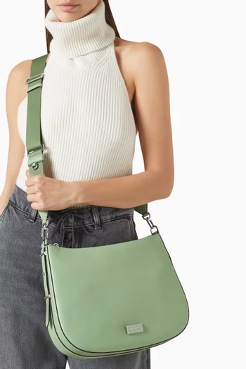 Large Liv Hobo Bag in Leather