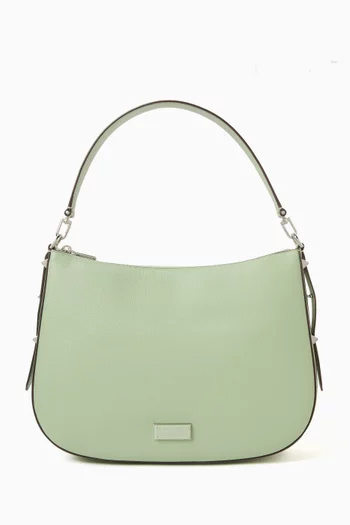 Large Liv Hobo Bag in Leather