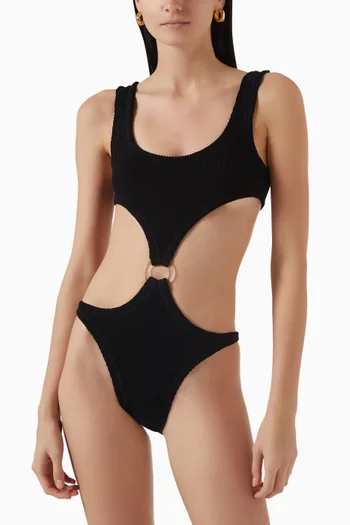 Augusta One-piece Swimsuit in Crinkle Fabric