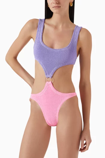 Augusta One-piece Swimsuit in Crinkle Fabric