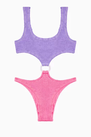Augusta One-piece Swimsuit in Crinkle Fabric