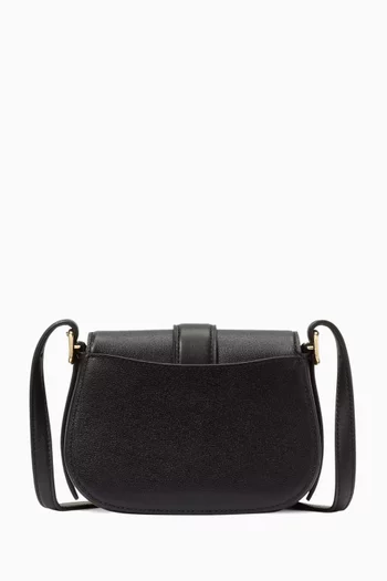 Mini Nouveau Saddle Bag in Leather