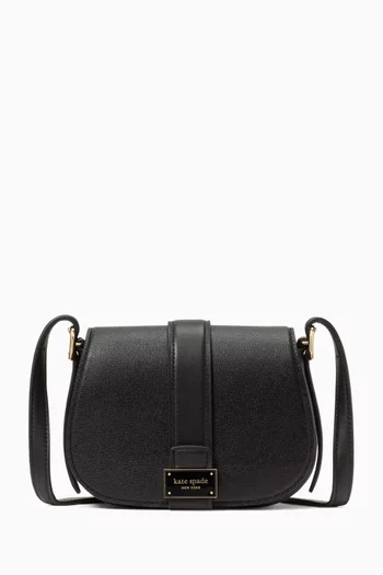 Mini Nouveau Saddle Bag in Leather