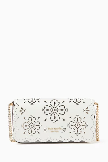 Serena Chain Wallet in Leather