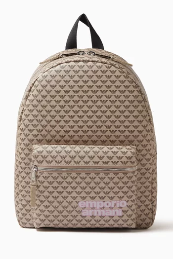 Logo Backpack in Canvas