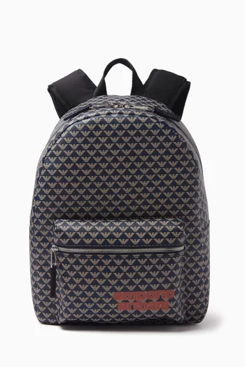 Logo Backpack in Coated-canvas